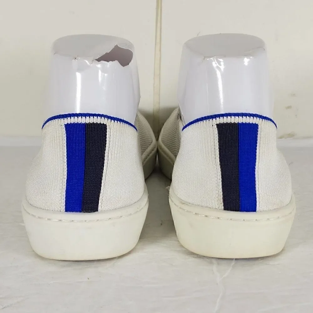 ROTHY'S Women's The Original Slip On US6 Knit White Flat Comfort Sneaker Shoes